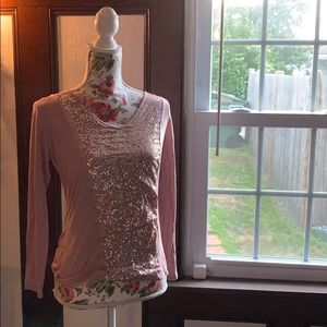 Sparkly long sleeve size S